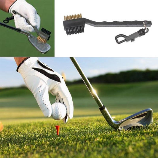 Mini Double Side Golf Club Head Groove Cleaner Brush