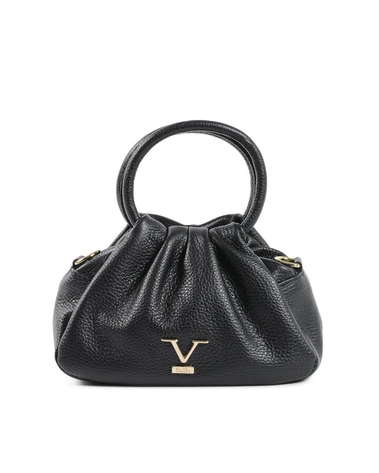The V Italia Black Leather Mini Bag