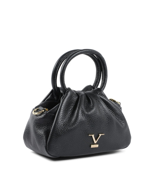 The V Italia Black Leather Mini Bag