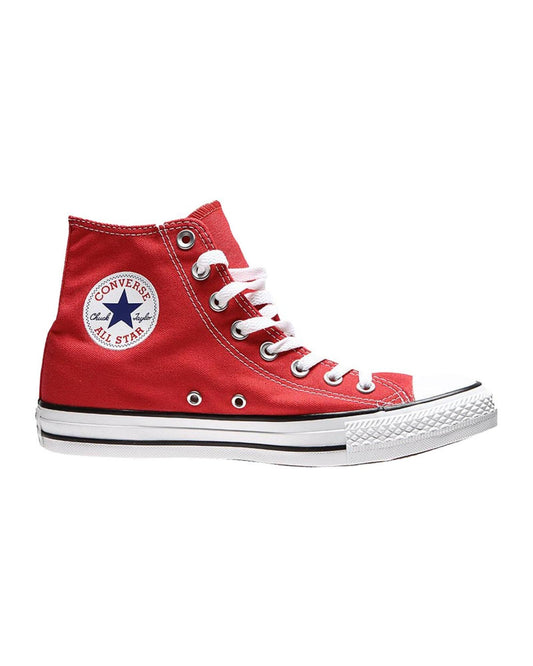 Unisex Chuck Taylor All Star Hi Top Canvas Sneaker - Red (12 US)